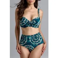 Marlies Dekkers Lotus Blue And Green Plunge Balcony Bikini Top Maat: 70B | Bikini's Outlet | Dames | Blauw