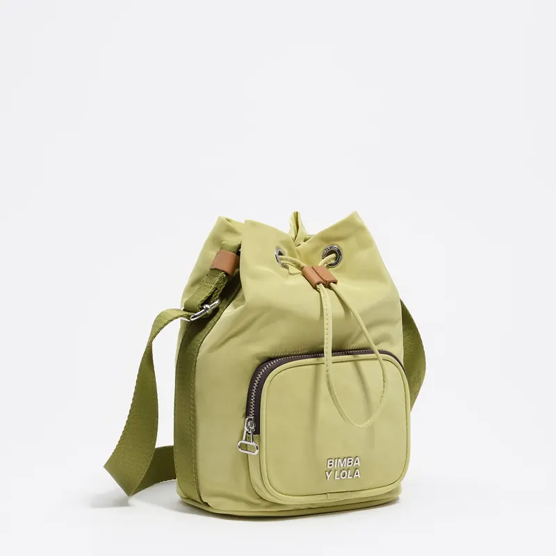 Torebka mini nylon jasna limonka