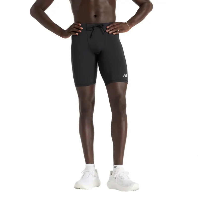 New Balance Sleek Pocket Half Tight MS51271BK, Męskie, Czarne, spodenki, poliester, rozmiar: XL