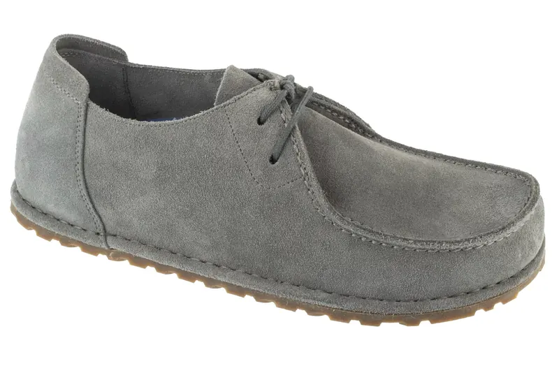 Birkenstock Utti Lace Leve 1030035, Męskie, Szare, buty sneakers, skóra zamszowa, rozmiar: 43