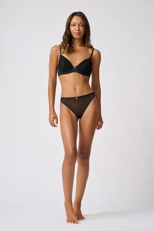 Ted Baker Irene Thong Jet Black Maat: M | Slipjes Outlet | Dames | Zwart