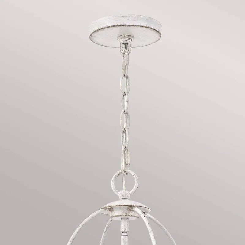 Lampa wisząca Bradbury, 4-punktowa, biała