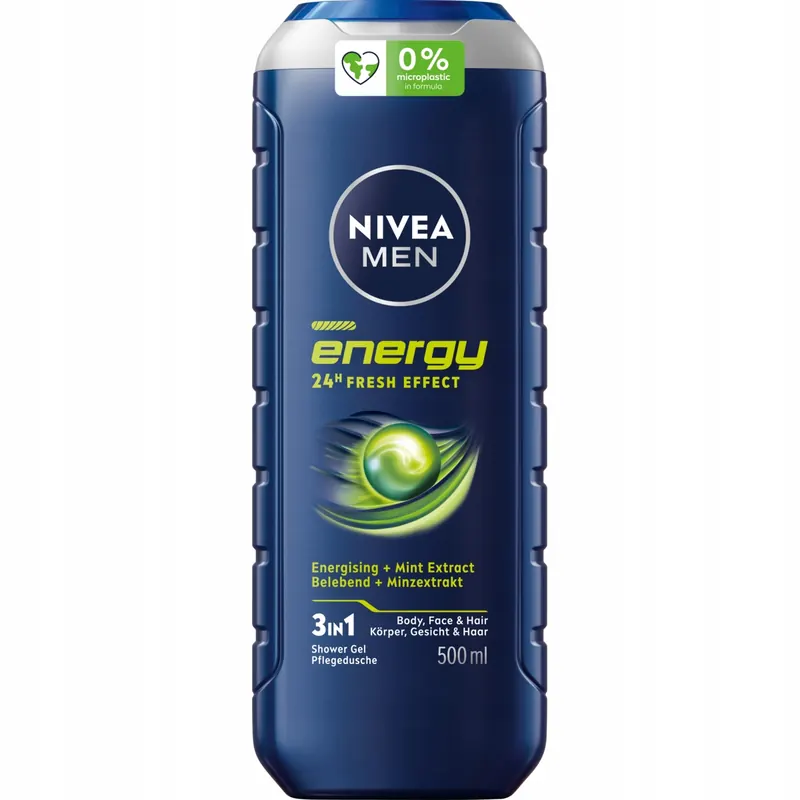 Nivea Men Energy Fresh Effect Żel pod prysznic dla mężczyzn 500ml