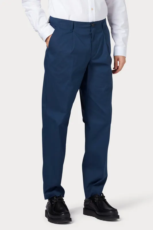 Paul Smith Mens Tapered Fit Trouser Inky Blue Maat: W31 R | Chino's Outlet | Heren | Blauw