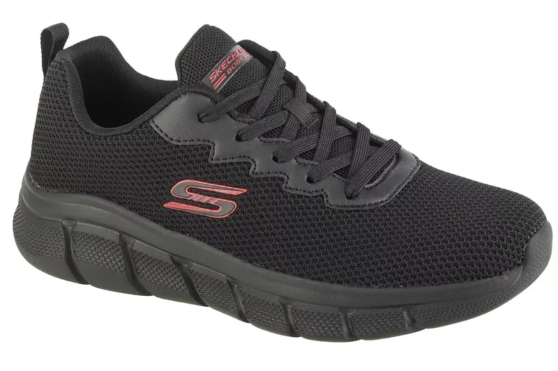 Skechers Bobs B Flex - Chill Edge 118106-BBK, Męskie, Czarne, buty sneakers, tkanina, rozmiar: 41