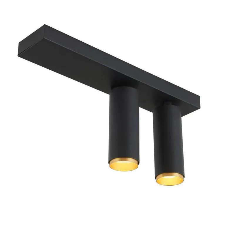 LOOM DESIGN Reflektor sufitowy LED X-Beam, 2-punktowa, czarny