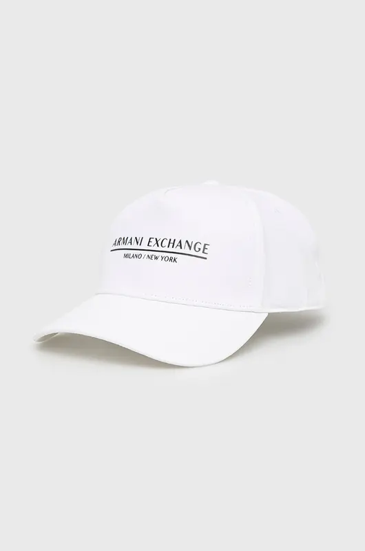 Armani Exchange czapka bawełniana