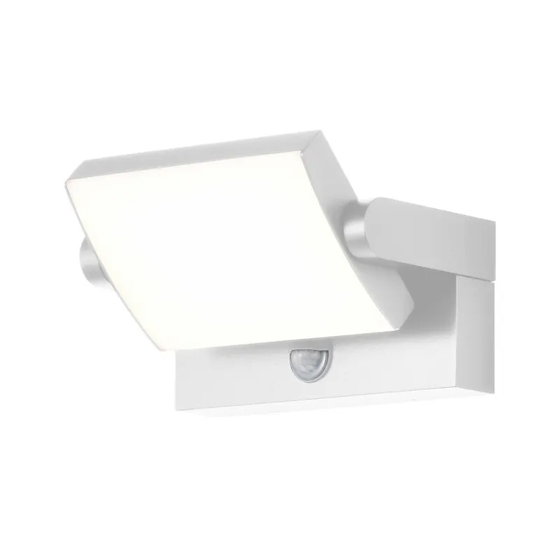 Kinkiet LED CMD 9111, czujnik, biały, 21 cm, CCT, IP54