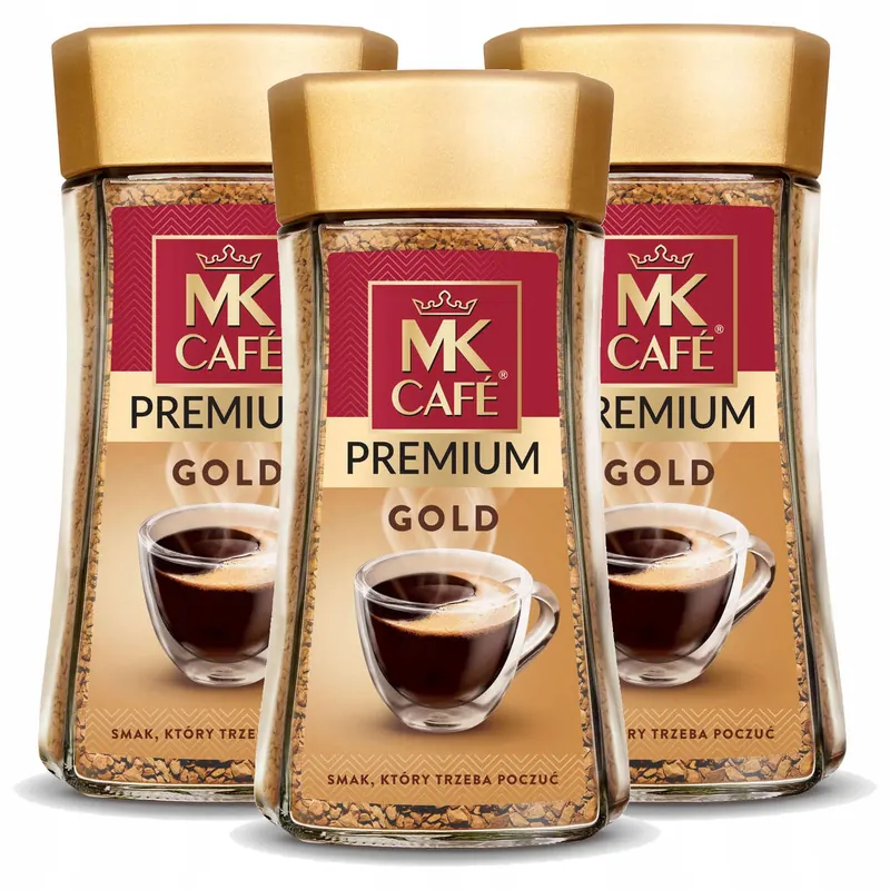 Kawa rozpuszczalna Mk Cafe Gold Zestaw 3 x 175 g