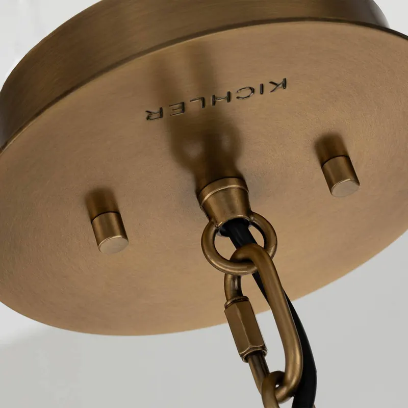 Lampa wisząca Linara, czarny/mosiądz, 1-punktowa