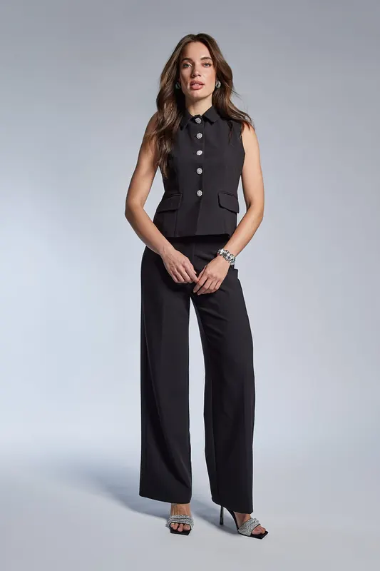 Freebird Gijsje Gilet Black Maat: XS | Gilets Outlet | Dames | Zwart