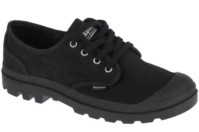 Palladium Oxford Black M 02351-008-M, Męskie, Czarne, buty sneakers, tkanina, rozmiar: 41
