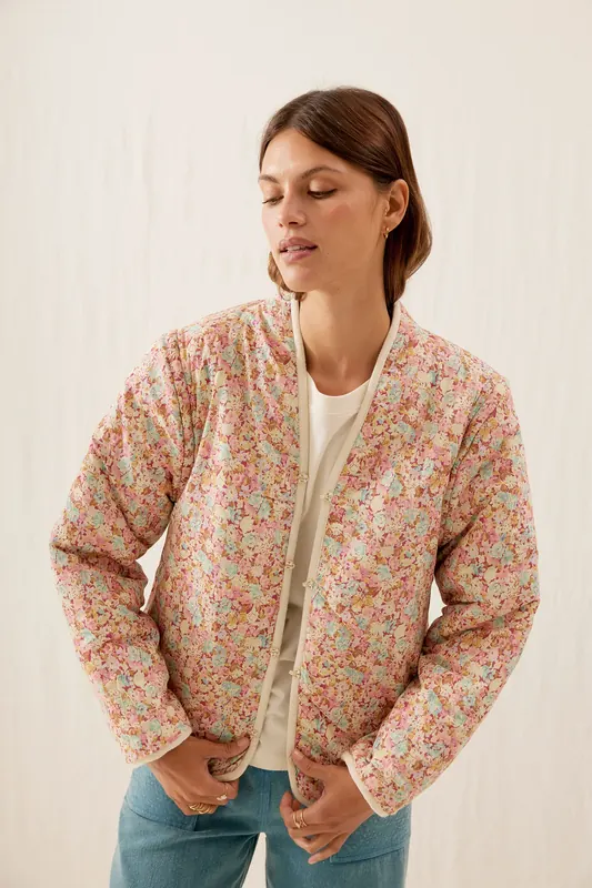 Louise Misha Jacket Neliana Patch Sweet Pastel Maat: 38 | Jassen Outlet | Dames