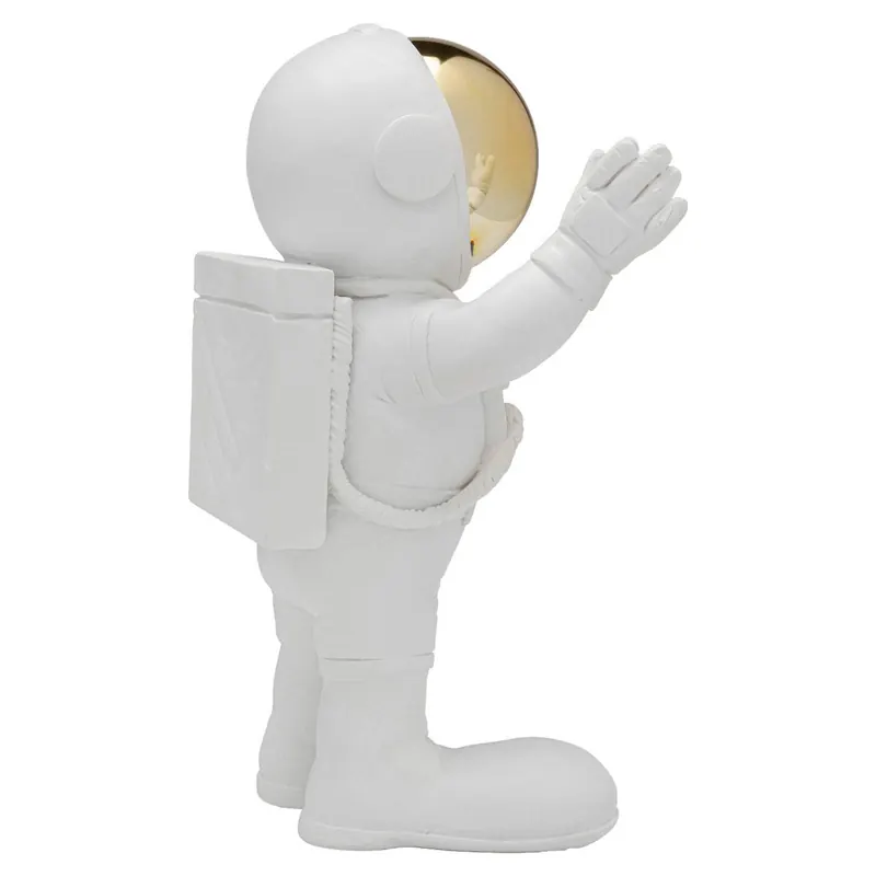Figurka dekoracyjna KARE Welcome Astronaut, wysokość 27 cm, biała