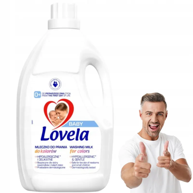 Lovela Baby Mleczko hipoalergiczne do prania Kolor 50 prań 4,5l