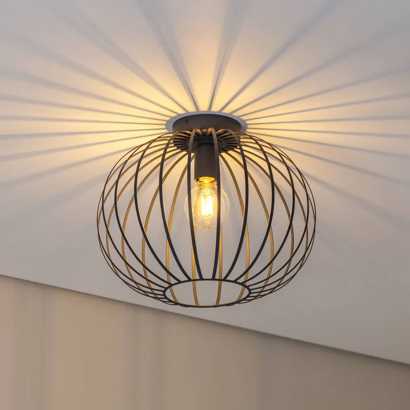 Lampa sufitowa Valor, antracyt, stal, Ø 40 cm