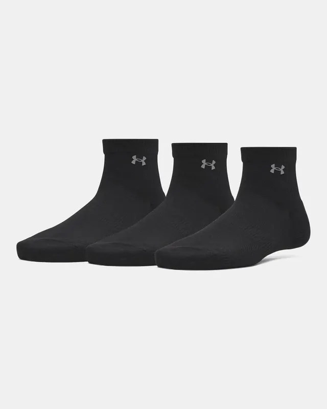 UNDER ARMOUR damskie skarpety za kostkę sportowe Women&amp;#039;s Vanish 3 szt czarne (M)