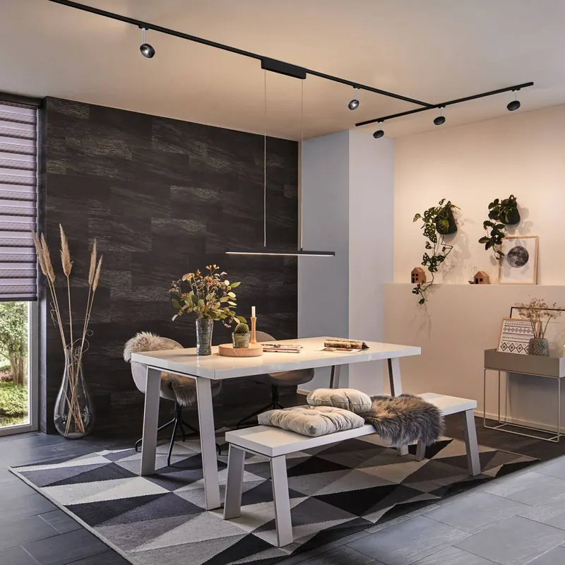 Paulmann URail Lento wisząca LED ZigBee CCT czarna