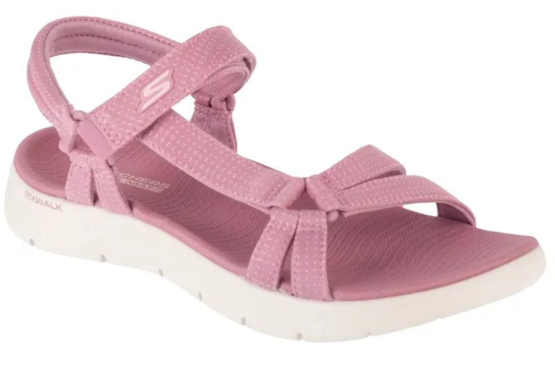 Skechers Go Walk Flex Sandal - Sublime 141451-MVE, Damskie, Różowe, sandały, tkanina, rozmiar: 39