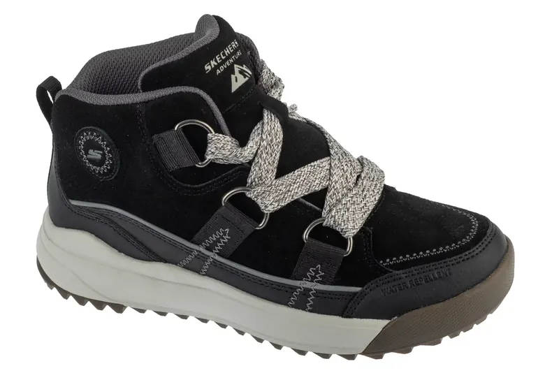 Skechers Yana - Collins Landing 180320-BLK, Damskie, Czarne, buty zimowe, skóra naturalna, rozmiar: 40
