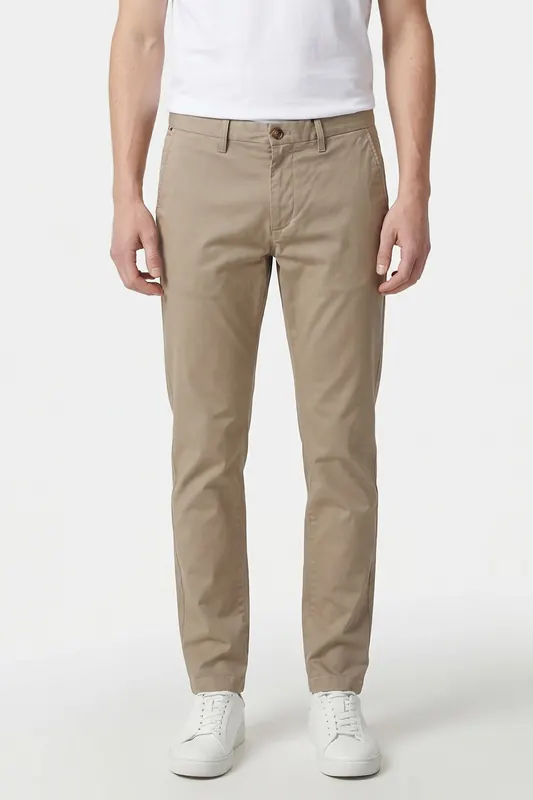 Tommy Hilfiger Denton Printed Chino Batique Khaki Maat: W29L32 | Chino's Outlet | Heren | Bruin