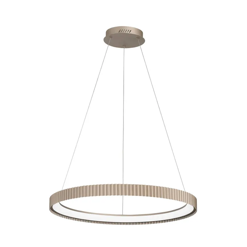 Lampa wisząca LED Niike, złota, Ø 70 cm, metal, CCT