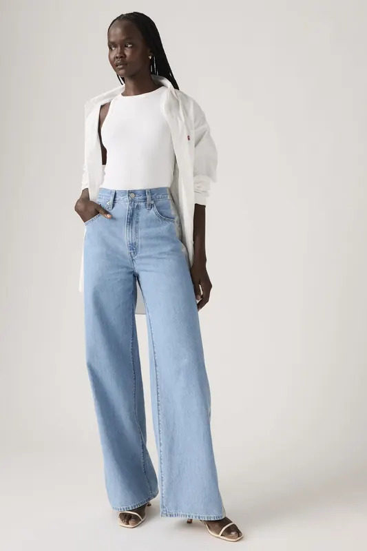 Levi's Cinch Baggy Lightweight Jeans Maat: W31L31 | Wijde Broeken Outlet | Dames | Blauw