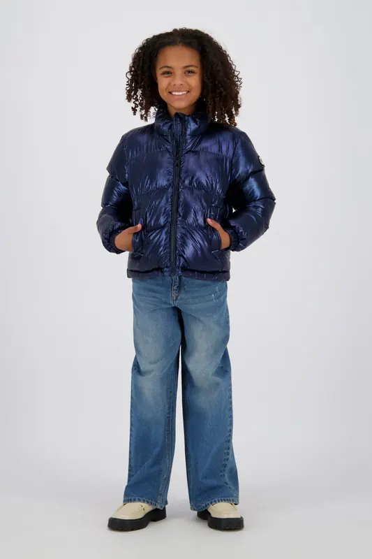 Vingino Girls Tarin Jacket Outdoor Dark Blue Maat: 16 | Jassen Outlet | kids | Blauw
