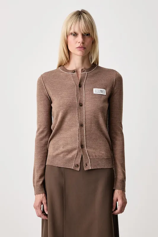 MM6 Maison Margiela kardigan damski z wełną