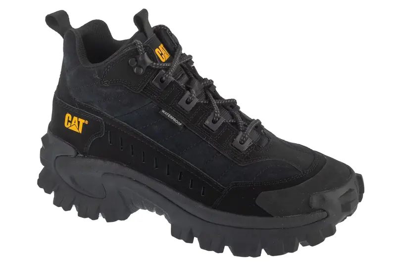 Caterpillar Intruder Mid WP P726385, Męskie, Czarne, buty sneakers, nubuk, rozmiar: 44