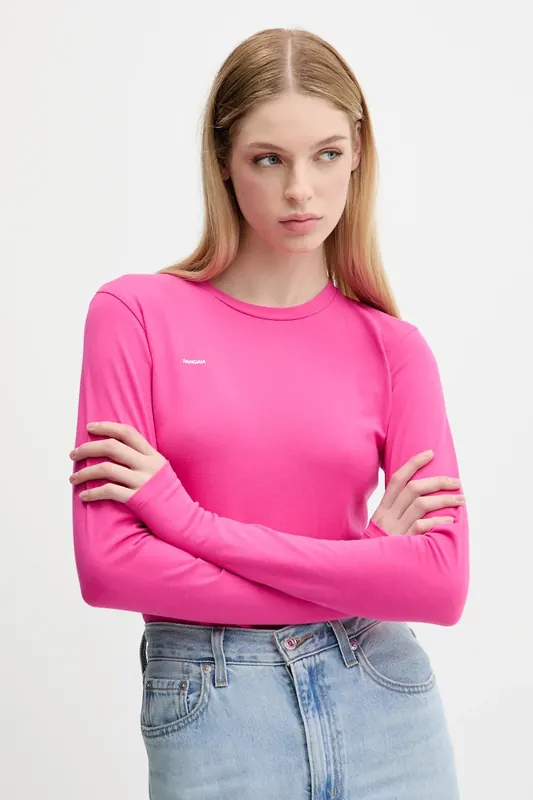 PANGAIA longsleeve Cotton-Stretch Long-Sleeved Top