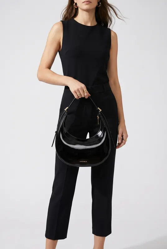 Coccinelle whisper Patent Noir Maat: OS | Handtassen Outlet | Dames | Zwart
