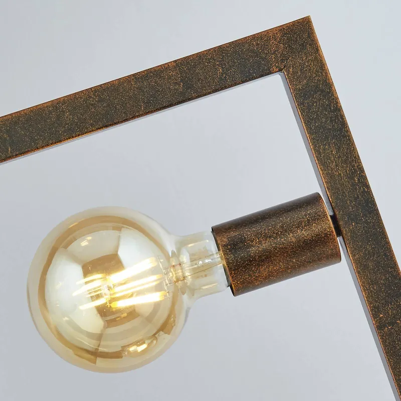 Lampa stojąca Rustic w kolorze rdzawego brązu