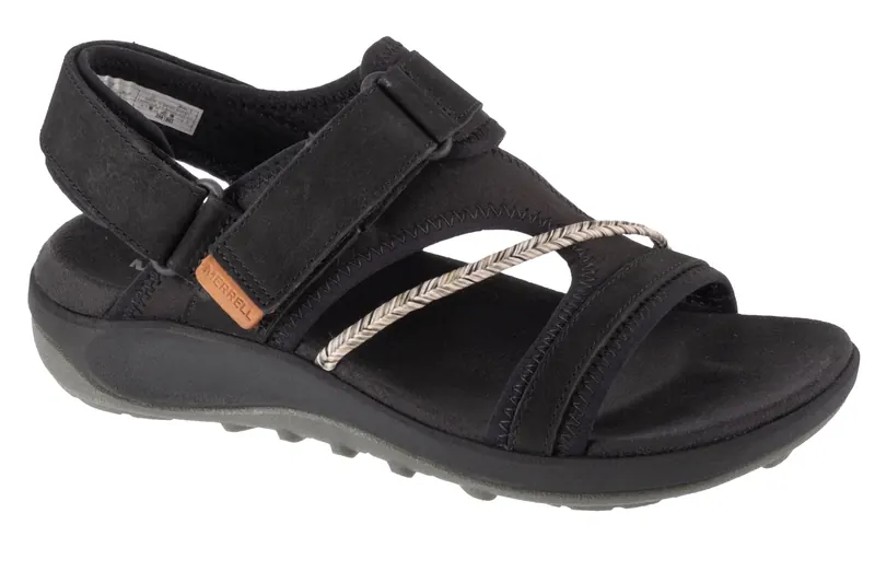 Merrell Terran 4 Backstrap W Sandal J006412, Damskie, Czarne, sandały, skóra licowa, rozmiar: 41
