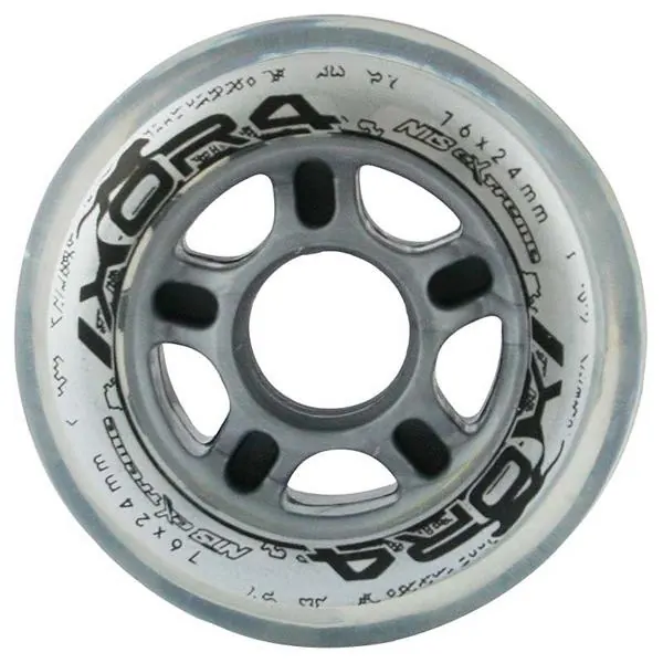 NILS EXTREME 76X24 82A Przezroczyste Kółka (4 szt) Extreme