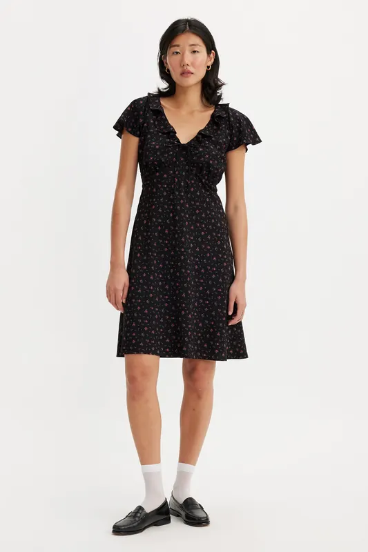 Levi's Mylene Mini Dress Maat: XS | Mini Jurken Outlet | Dames | Zwart