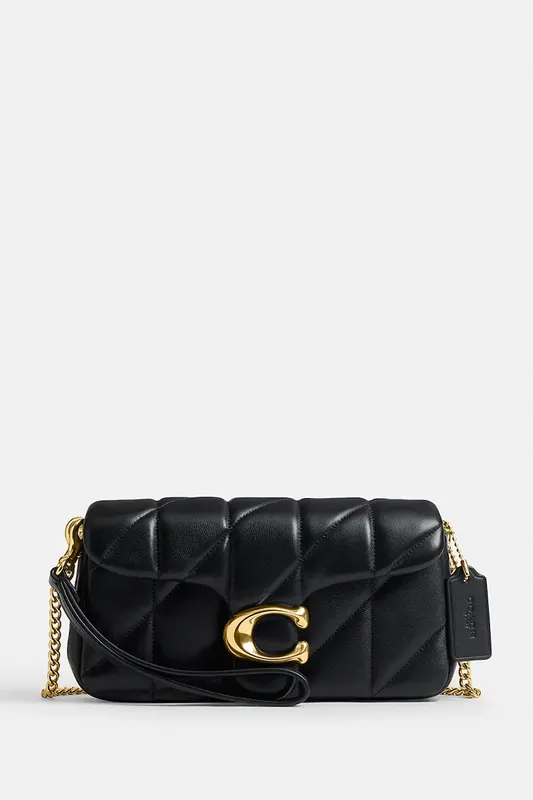 Coach torebka crossbody damska skórzana Quilted Tabby Chain Crossbody 19