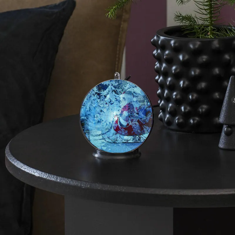 Kula hologram 3D zimowy krajobraz, 42 LED