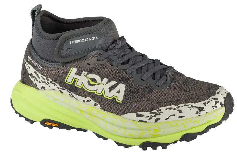 Hoka M Speedgoat 6 Mid GTX 1155152-OTC, Męskie, Szare, buty do biegania, tkanina, rozmiar: 44