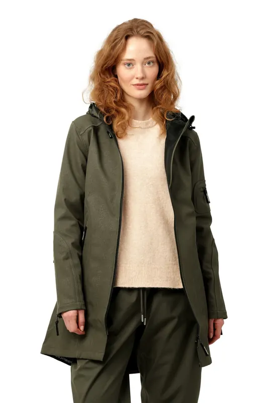 Ilse Jacobsen Rain&outerwear Rain07 Army Maat: 34 | Regenjassen Outlet | Dames | Groen
