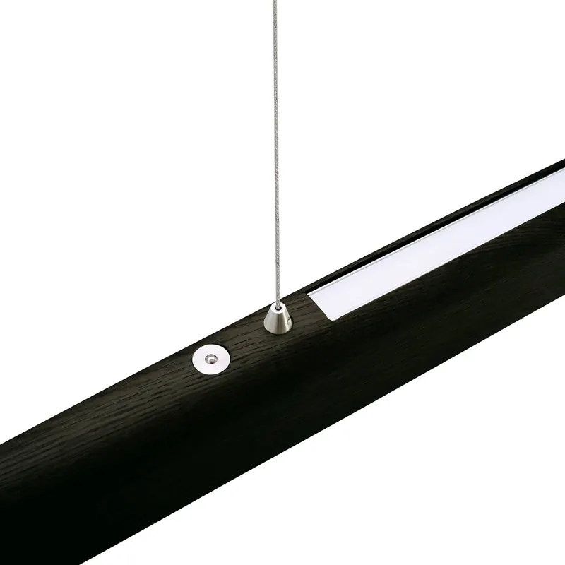 HerzBlut Arco lampa wisząca LED jesion dąb węgiel 130cm