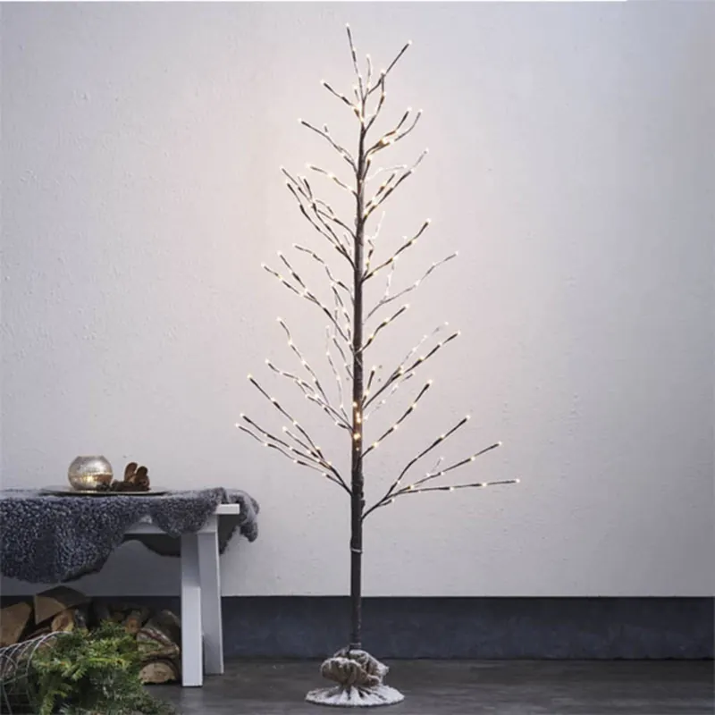 Choinka dekoracyjna LED Tobby Tree IP44 brązowa wysokość 150cm