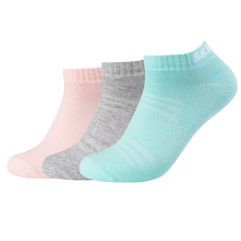 Skechers 3PPK Mesh Ventilation Socks SK43022-6060, Unisex, Wielokolorowe, skarpetki, bawełna, rozmiar: 39-42
