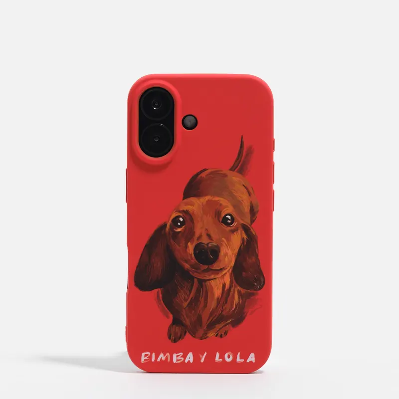 Etui iPhone 17 teckel czerwone