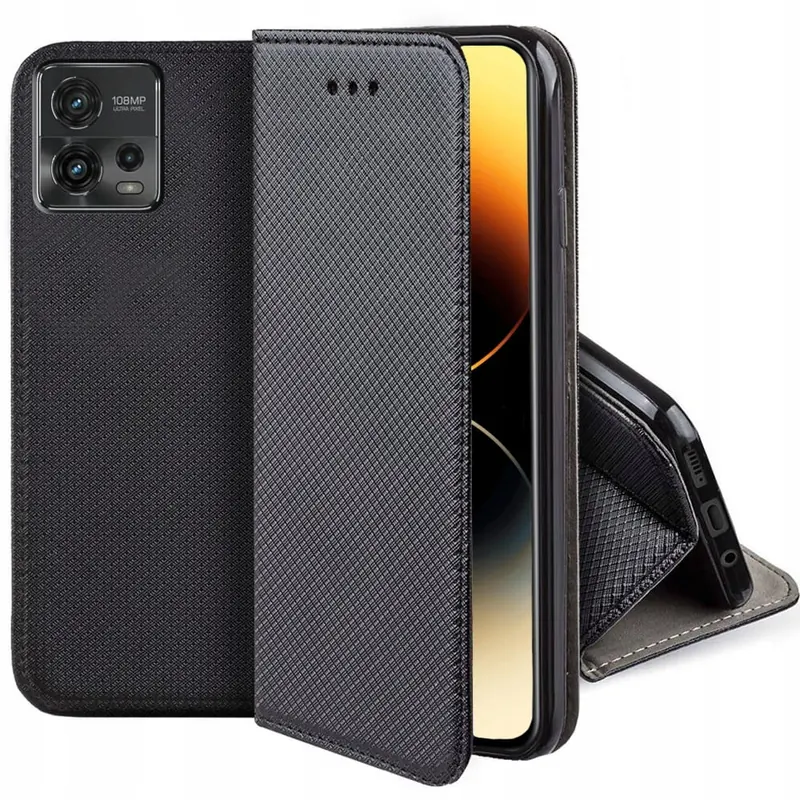 Etui Do Motorola Moto G72 Book Magnet Portfel Smart Kabura Case Kratka