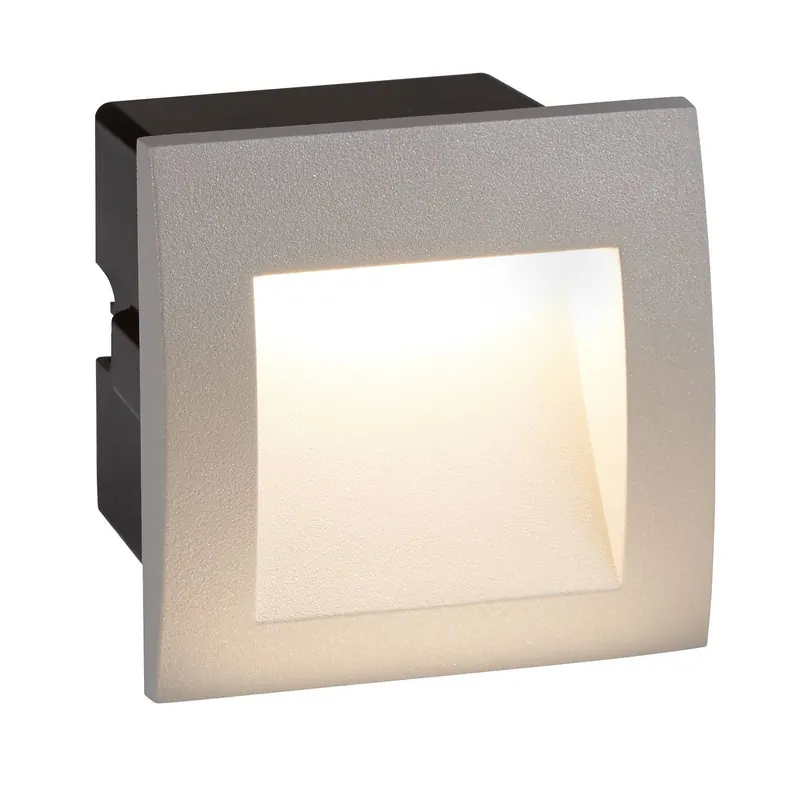Oprawa ścienna LED Ankle, IP65, aluminium, szara