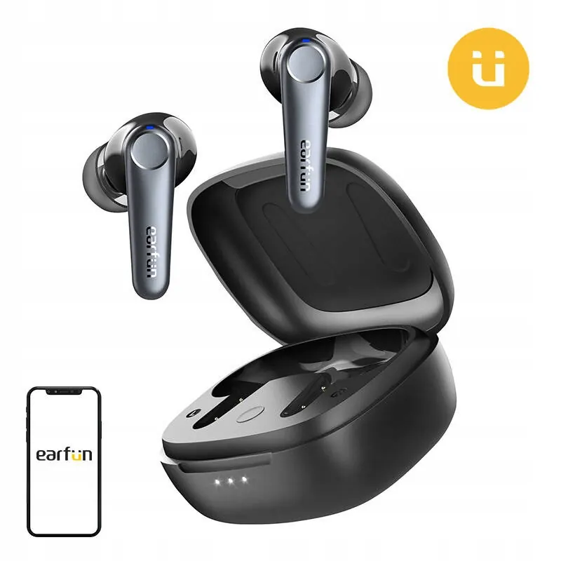 Earfun Bezdrôtové Slúchadlá Do Uší Tws Air Pro 3 Bluetooth 5.3 Anc