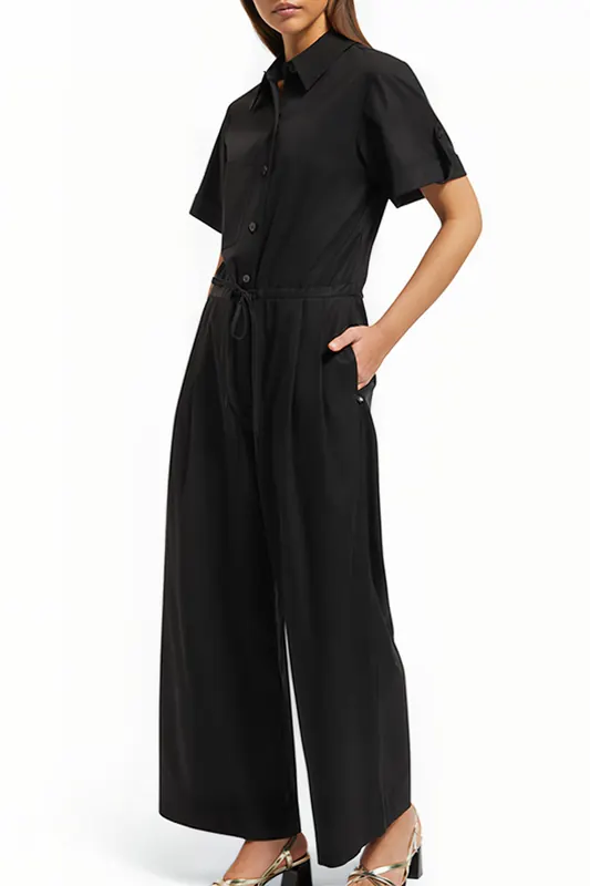 Scotch & Soda Wide Leg Jumpsuit Evening Black Maat: 36 | Jumpsuits Outlet | Dames | Zwart