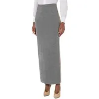 Moschino Two-tone Skirt In Extra-fine Merino Wool Beige Maat: 38 | Maxi Rokken Outlet | Dames | Grijs