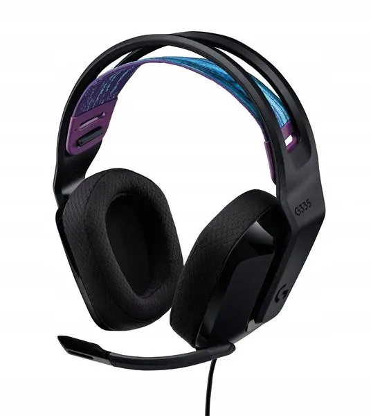 Logitech G335 herné slúchadlá, káblové 3,5mm čierne 981-000978